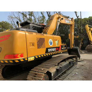Excavatrice Sany 215 d'occasion avec godet de creusement Excavatrice sur chenilles 21 tonnes à vendre à Shanghai - Product Image 1