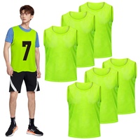 Maillots d'entraînement de football personnalisés en maille respirante – Gilets de football pour l'entraînement
