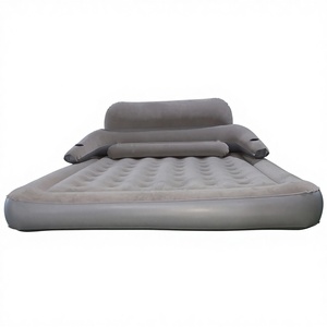 Colchón Inflable <span class=keywords><strong>de</strong></span> PVC con Bomba Eléctrica Integrada, Reposabrazos, Respaldo Integrado y Portavasos - Product Image 4