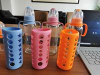 ALG 공장 도매 고품질 유리 아기 병, ALG 240ml 아기 먹이 병