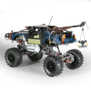 模具王18006模型APP机动卡车儿童学习礼品Rc登山车砖积木玩具套装