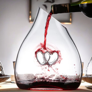 <span class=keywords><strong>Carafe</strong></span> à <span class=keywords><strong>vin</strong></span> rouge transparente en forme de cœur élégante pour les amateurs de <span class=keywords><strong>vin</strong></span> - Product Image 2