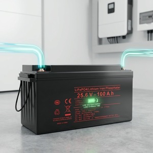 แบตเตอรี่ลิเธียมไอรอนฟอสเฟต 260822 12.8V 400Ah แบบชาร์จได้ พร้อมระบบจัดการแบตเตอรี่ในตัว (BMS) สำหรับรถบ้าน เรือยอชท์ โครงการทางทะเล และสถานีไฟฟ้า - Product Image 3