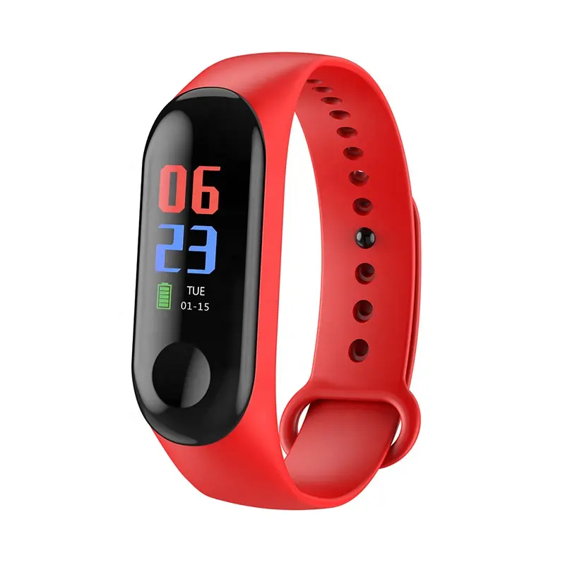 M3 Smart wristband braccialetto orologio digitale per le donne del bambino cardiofrequenzimetro in esecuzione pedometro salute Sport Fitness Tracker