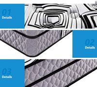 Matelas Double dur ferme moyen, matelas d'hôtel de rêve, matelas compressé Oem