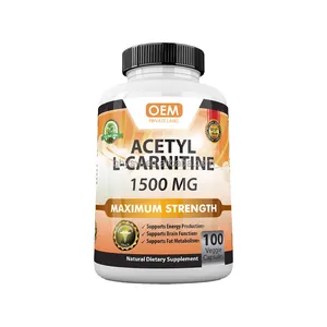 OEM ODM Acetyl L Carnitine viên nang để giảm cân chế độ ăn uống bổ sung cân bằng chất béo mất mát Acetyl L Carnitine viên nang