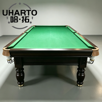 Table de billard russe à structure solide de 12 pieds avec plateau en marbre, table de billard standard