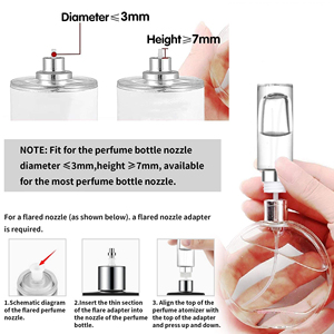 Vente en gros – Nouveau design – Atomiseur de parfum à remplissage par le haut 10 ml – Flacon de parfum en verre rechargeable anti-fuite - Product Image 4