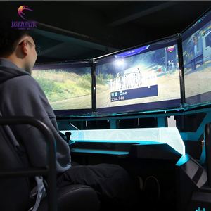 รถแข่ง VR แบบหกแกนในร่ม จอแสดงผลสามจอ 9D สำหรับสถานรับเลี้ยงเด็ก ศูนย์การค้า บ้าน สนามบิน โรงเรียน ทำจากโลหะ พีซี และไฟเบอร์กลาส - Product Image 6