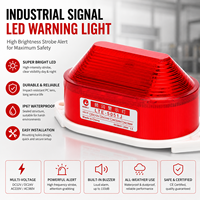Luz de Advertencia Intermitente LED, Baliza de Señalización Visual, Equipo de Automatización, Seguridad Vial en la Construcción