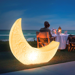 Precio al por mayor Energía solar <span class=keywords><strong>Luna</strong></span> Paisaje Luz para Pascua Ramadán Vacaciones Patio Villa Jardín Seaside Decoraciones - Product Image 4