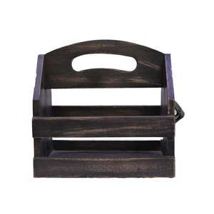 High Quality Modern Wooden Wine Bottle <b>Caddy</b> Double Stand Type Metal Opener for Bar Restaurant Multipurpose <b>Kitchen</b> Storage - Product Image 5