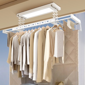 Electric <b>clothes</b> drying rack voice intelligent lifting <b>clothes</b> drying pole balcony <b>clothes</b> drying rack - Product Image 2