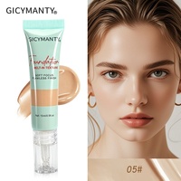 Fond de Teint Liquide Minéral Portable en Tube Souple Marque Privée Correcteur Maquillage Texture Douce pour la Peau Formule Longue Durée pour Tous