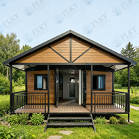 Maison préfabriquée de haute qualité FLKT, maison de luxe en conteneur extensible de 20 pieds ou 40 pieds, kit de maison miniature modulaire pliable