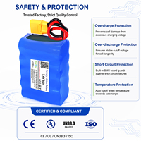 7.4V 9Ah 66.6Wh Baterai Lithium Ion LiNiMnCoO2 7.4v Tersusun dengan BMS untuk Kamera Keamanan, Perangkat Medis, Kustom OEM ODM 800
