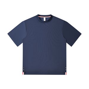 Style japonais 180 grammes T-Shirt pour hommes femmes printemps été demi-manches col rond Double perle fendue Design à la mode marque Simple - Product Image 1