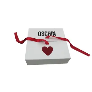 Luxury wholesale custom unique gift box packaging with PVC window