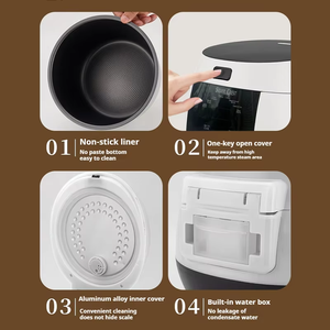Smart Home 5L Mini olla arrocera digital con revestimiento antiadherente Cocina de reserva para sopa de arroz al vapor - Product Image 6