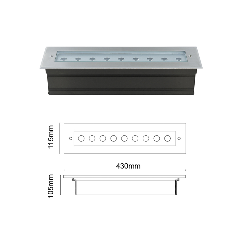 Stainless Steel IP68 LED Underwater Pool Lights Dimmable with 3-Year Warranty for Landscape Application