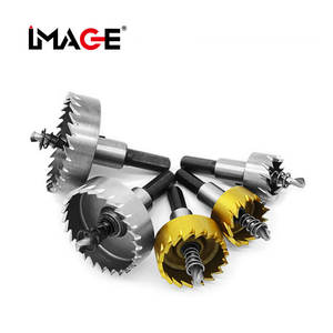 Scies cloches Emagi en acier inoxydable à pointe en carbure avec mandrin intégré pour perçage de tubes métalliques, taille métrique - Product Image 1