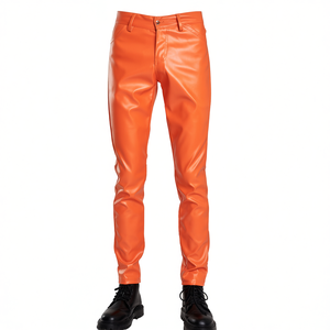 กางเกงหนังแท้สำหรับผู้ชาย - Product Image 1