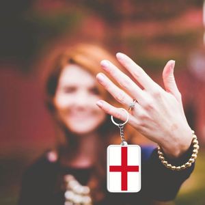 Llavero Conmemorativo de Inglaterra Personalizado al por Mayor, Material Acrílico, Impresión a Doble Cara, Mano de Obra Exquisita - Product Image 2