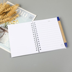 Colorful Cartoon Spiral Notebooks With Pens 105x140mm Digital Printing Student Office Use - Product Image 4