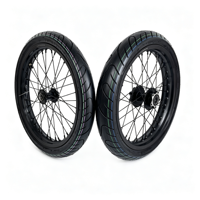 طقم عجلات سوبرموتو مع إطارات 70/90-17 و90/80-17 لدراجات الكهربائية والدراجات النارية، قطع غيار لـ Surron Light Bee وTalaria MX3/MX4