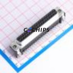 5747847-4 D-Sub/VGA Connector Bent Lead Through Hole Connector Female 37P Right Angle Insert 2 - Product Image 1