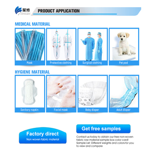 Rouleaux de tissu non tissé filé en polypropylène 15-150 Gsm Sms / SMMS Tissu fondu soufflé Offre Spéciale tissu non tissé bon marché - Product Image 6