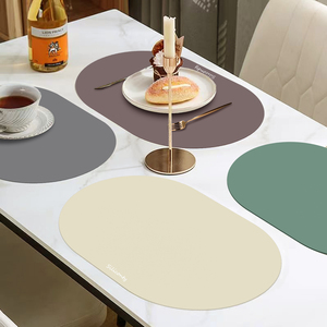 Hai mặt màu chống trượt placemat với một kết cấu giống như da nước nóng kháng nơi <span class=keywords><strong>Mat</strong></span> bàn ăn thảm cho nhà bếp OEM - Product Image 2