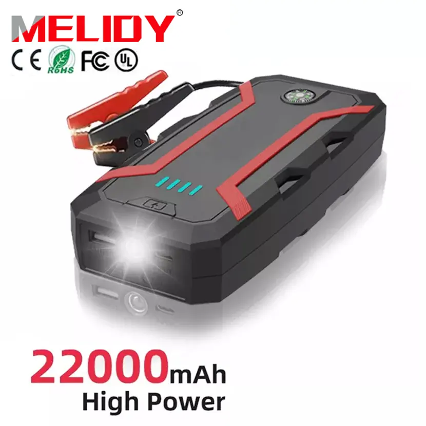 Auto Jump Starter 2021 Lithium Jumpstarter Kwaliteit Batterijloze Jamp Zaklamp 40000Mah