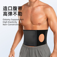 Ceinture de Soutien Réglable pour Stomie XXL, Élastique, Respirante, Ajustement par Pression, Protection Essentielle Toutes Saisons