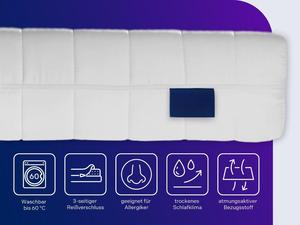 Colchón Ortopédico de Espuma Fría de 7 Zonas, Certificado Oeko-Tex, 2 en 1, 90 x 200 x 22 cm, Nivel de Dureza 2 y 3 - Product Image 4