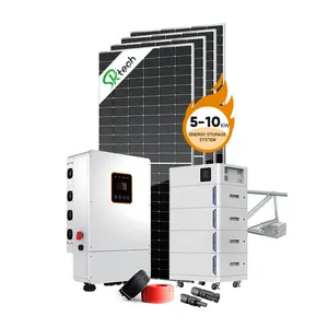 Haute efficacité 5KW US standard 10KW système solaire hybride 5kw prix r systèmes complets