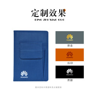 Carnet A5 en PU, couverture rigide, multifonctionnel, poche, bloc-notes, réunion d'affaires, entreprise, logo personnalisé, cadeau promotionnel