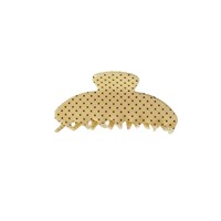 Nouvelle pince à cheveux coréenne élégante en acétate à pois, faite à la main, style rétro, 11 cm, pour femme, accessoire capillaire, cadeau