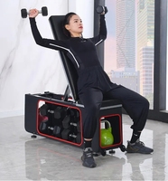 Usine Multi-fonction Réglable Gym Haltère Banc Fitness Banc Haltère Kettlebell Stockage Banc Combinaison Haltère Tabouret