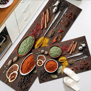 Keset lantai dapur menyerap air dan keset dapur kualitas tinggi antiselip harga rendah keset dapur berpola kustom gaya Modern - Product Image 4