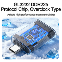 JAYA JY-G27 Type-C OTG V30 Pembaca Kartu TF Eksternal Kecepatan Tinggi 200MB/s Adaptor Kartu Memori Aluminium Alloy untuk Laptop/Ponsel/Tablet
