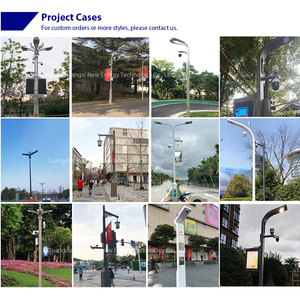 Factory <b>Smart</b> Pole Street Light 8m 9m IoT Control CCTV <b>Camera</b> EV Charging Port <b>WiFi</b> IP-65 Waterproof Road <b>Smart</b> City Project - Product Image 2