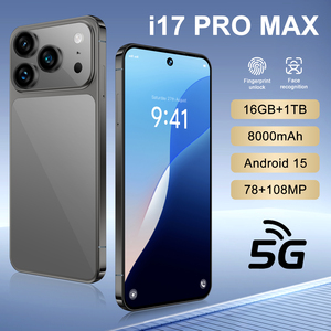 Smartphone I17 Pro 5G Double SIM 16 Go + 1 To, Caméra Frontale 78 MP, Caméra Arrière HD 108 MP, Batterie 8000 mAh, Android <span class=keywords><strong>15</strong></span>, Écran OLED 120 Hz, Version Anglaise - Product Image 5