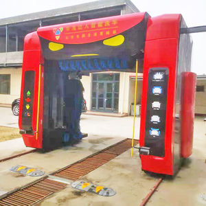 Sistema di copertura completa a 5 spazzole in acciaio elettrico con funzione lucida e a secco macchina automatica per autolavaggio - Product Image 5