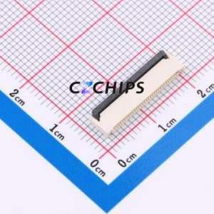 CAX-AFC24-32XIB-H2.0 FFC/<b>FPC</b> Connector SMD,P=0.5mm,Connector Flip Cover Type Double Side Contact / Top Bottom Contact 32P 0.5mm - Product Image 1