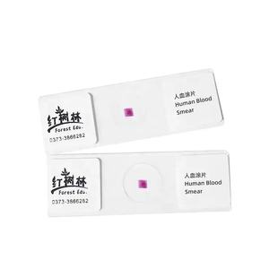 Diapositivas de histología humana Frotis de sangre humana de alta educación Recursos de enseñanza de vidrio transparente Diapositivas de microscopio preparadas con tejido humano - Product Image 1