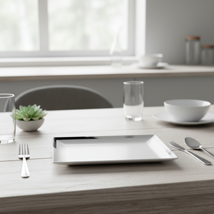 Piatto Bianco per Sublimazione 230X180mm per Stoviglie Promozionali - Product Image 3