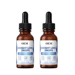 Food Grade 60ml Slimming Herbal Extract Solvent Extraction Keto Electrolytes Drops Performance Boosting Metabolism CAN <b>Bottle</b> - Product Image 2