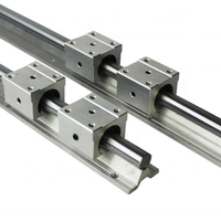 Guide linéaire SBR16 de diamètre 16 mm pour pièces de mouvement linéaire CNC avec 2 guides SBR16
