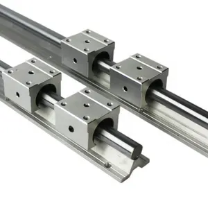 Guía lineal SBR16 para piezas de movimiento lineal CNC, eje de diámetro de 16mm